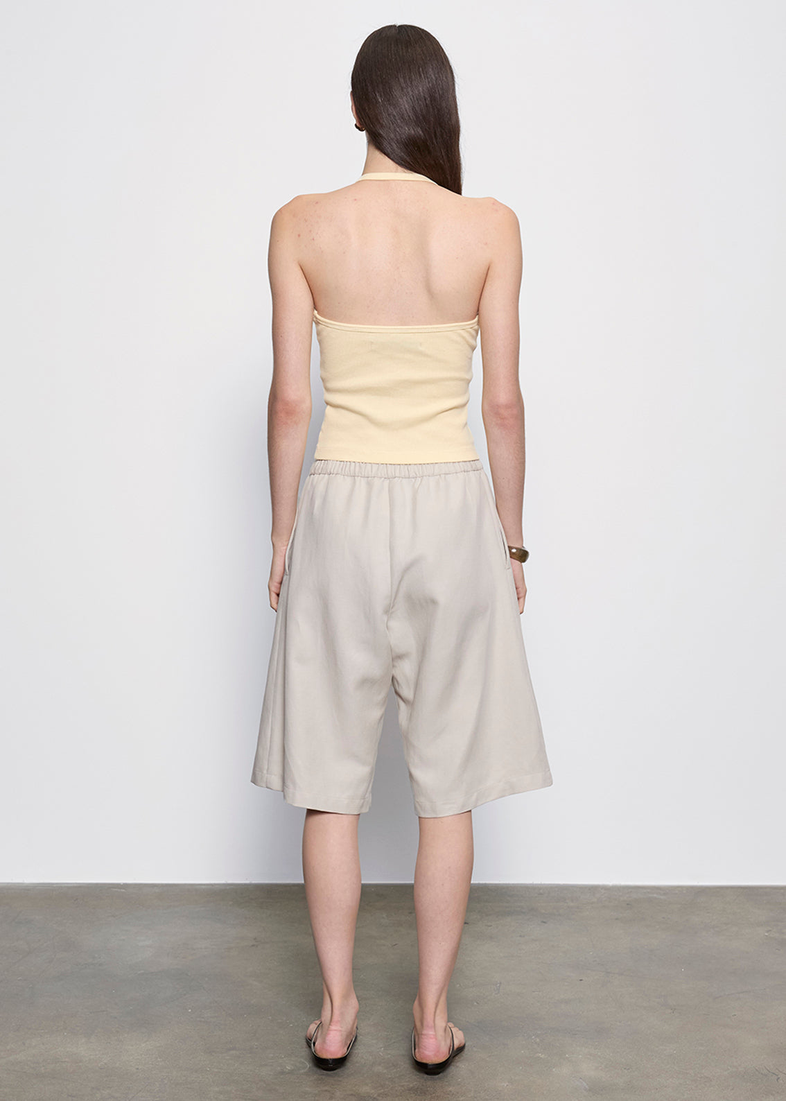 Cotton Rib Halter | Flan