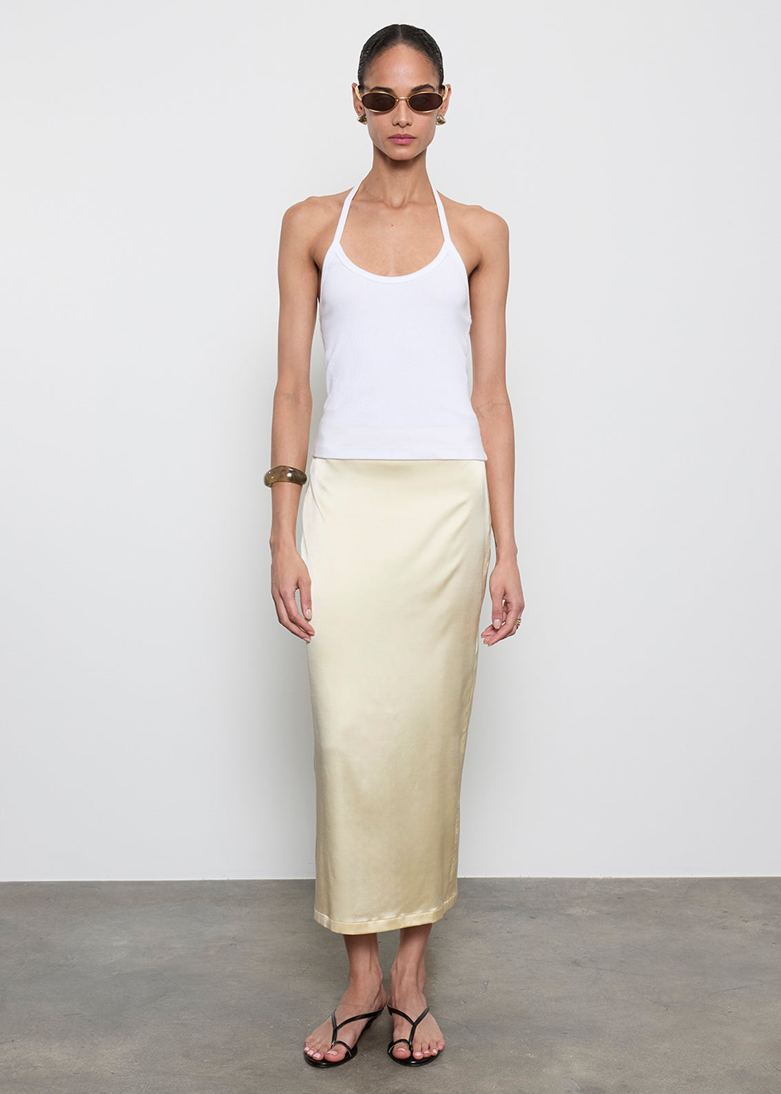 Lustre Column Skirt | Flan