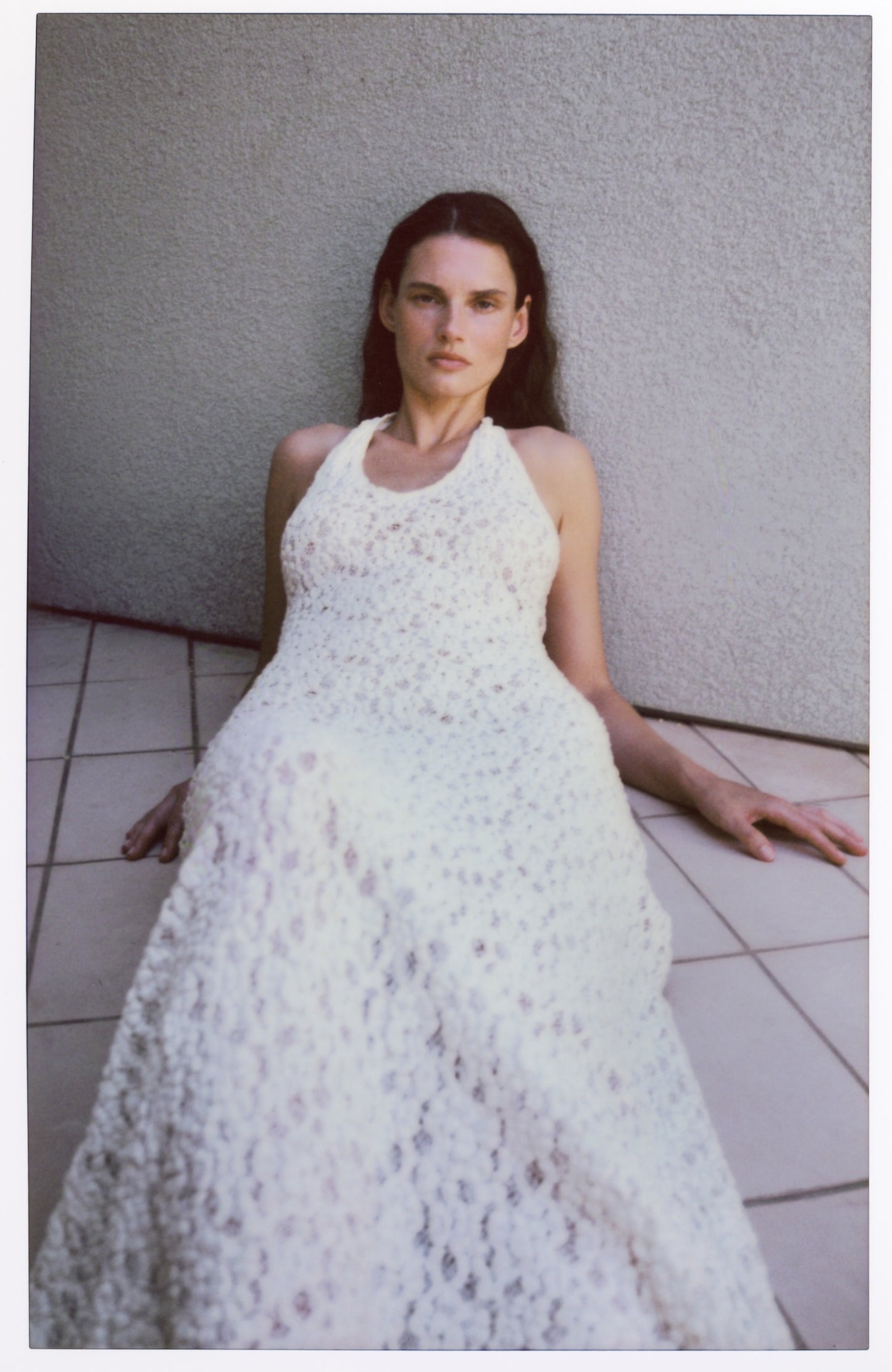 empire waist a line dress Ivory A-Line Wedding Dress with Empire Waist  Long Sleeves Wedding Dress  with High Slit Plus Size  PAOLA