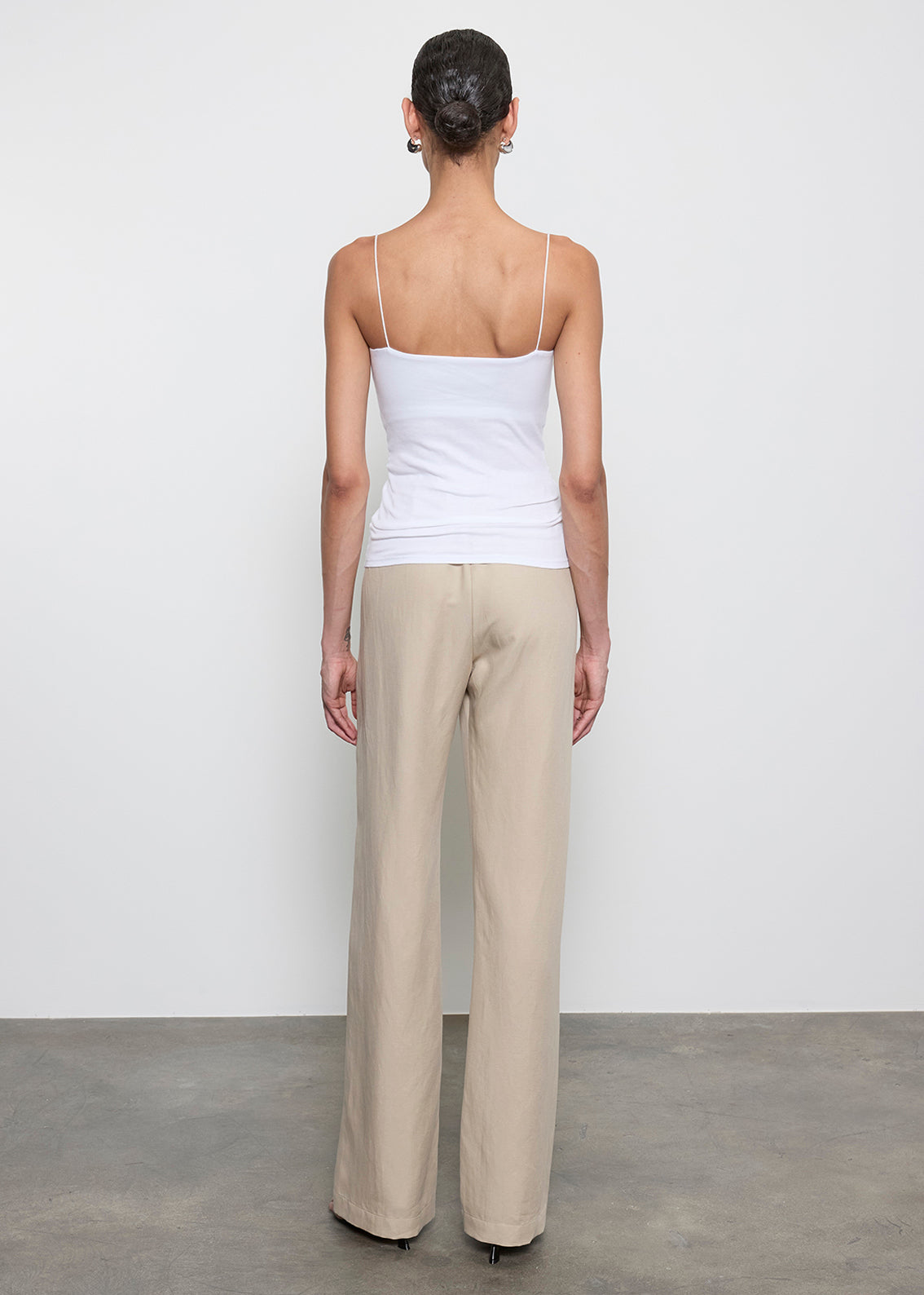 Essential Strappy Tank | White