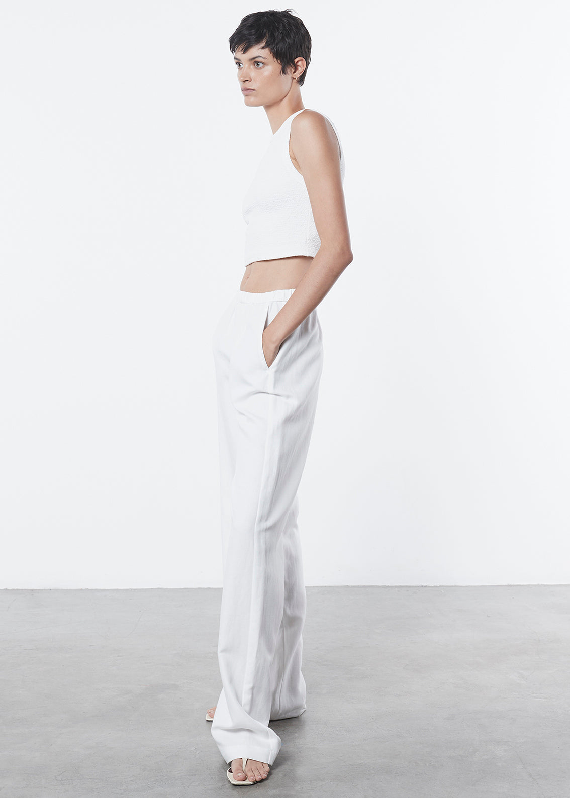 twill everywhere pant - off white