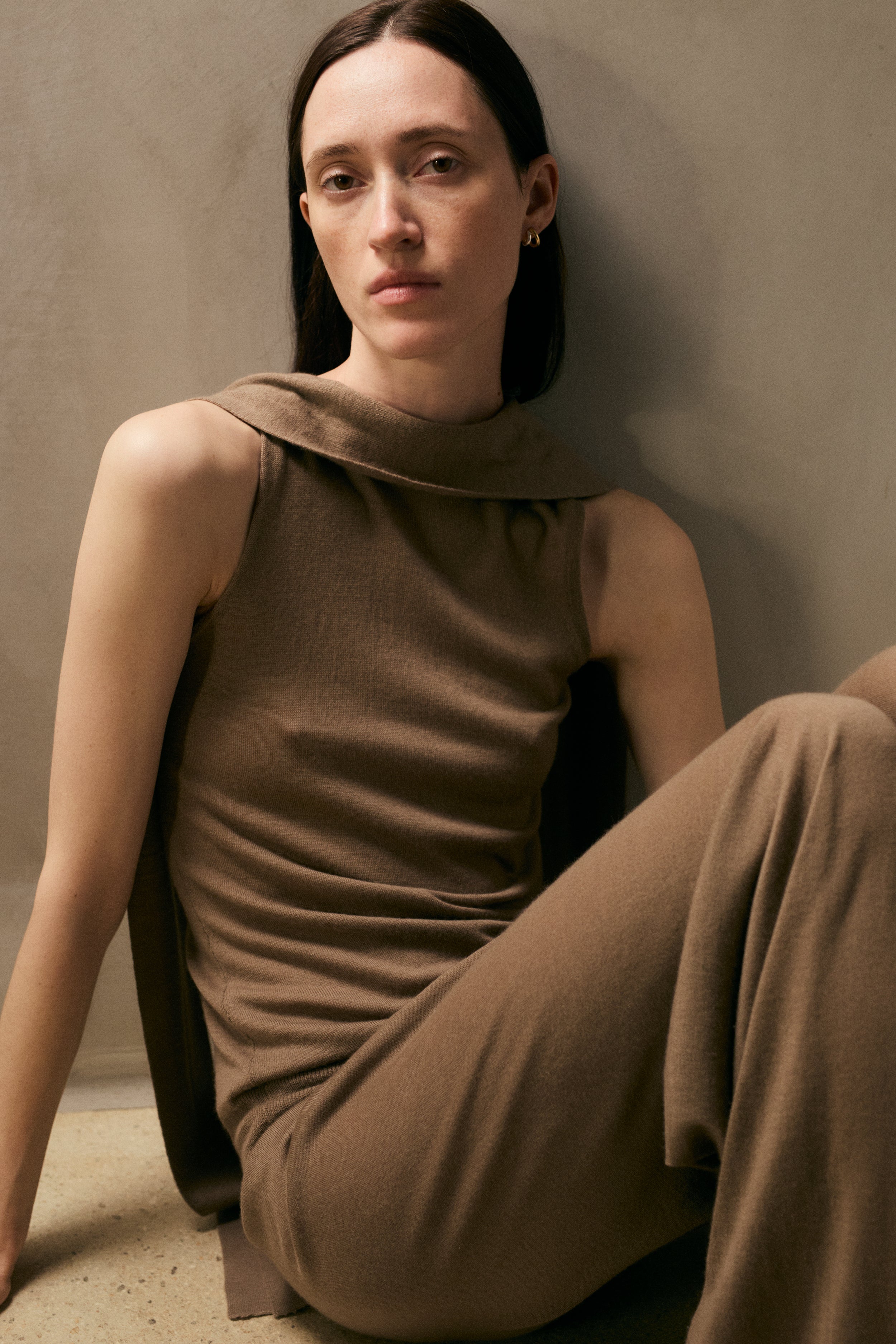 Silk Rib U Tank | Black – Enza Costa