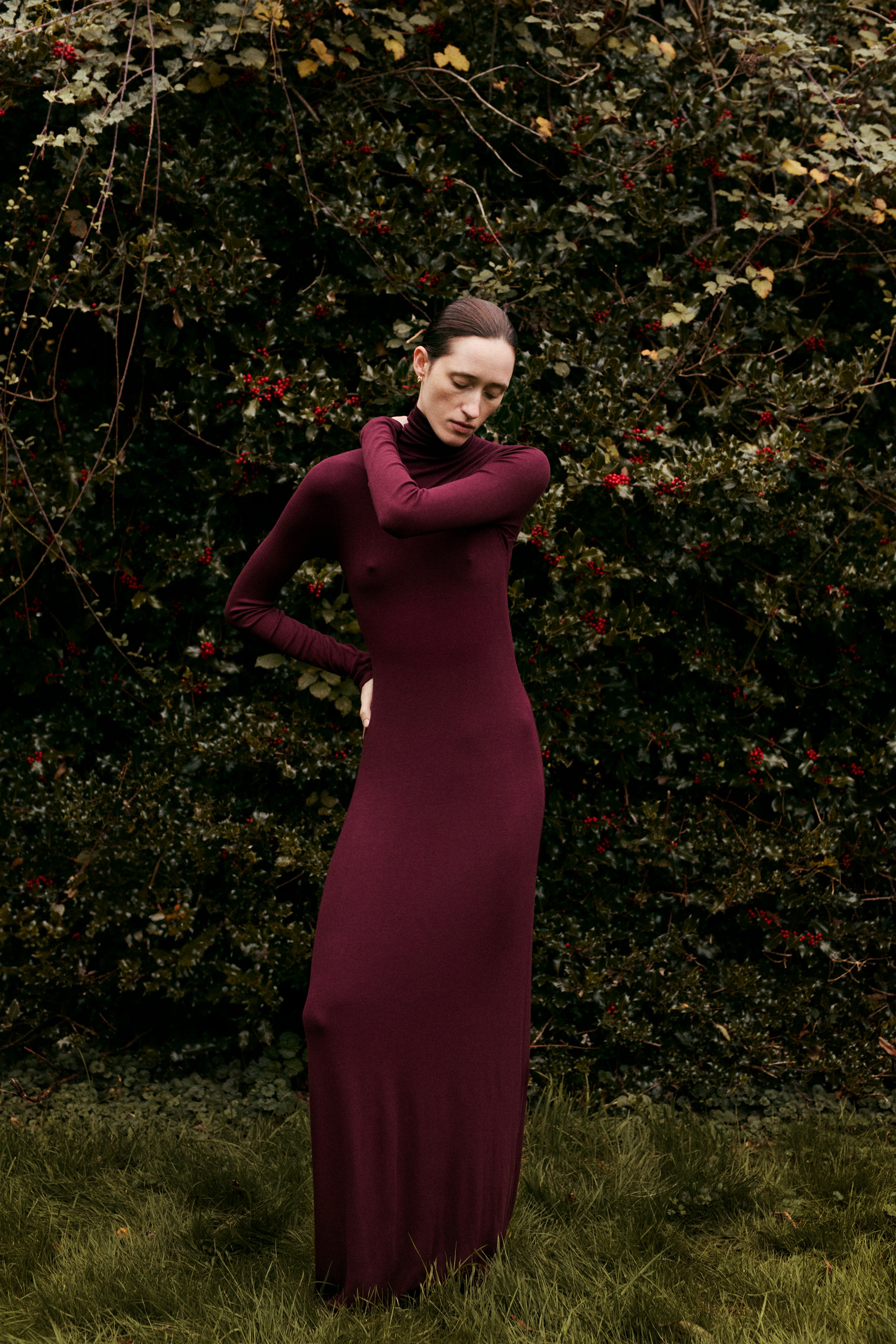 Silk Rib L/S Crew | Black – Enza Costa