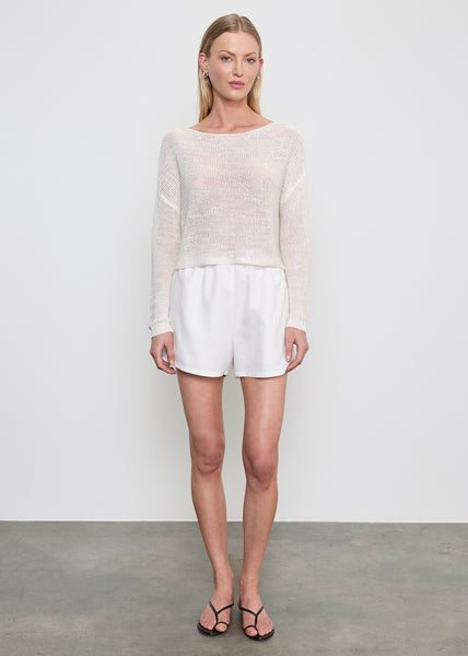 Twill All Day Short | Off White – Enza Costa