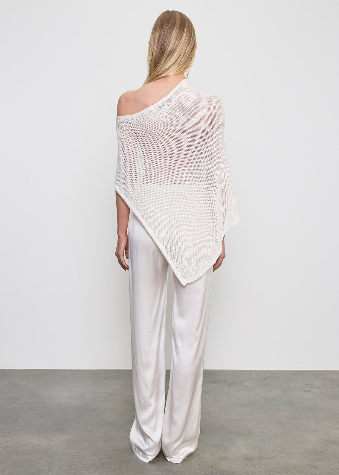 Silk Satin Everywhere Pant | Off White
