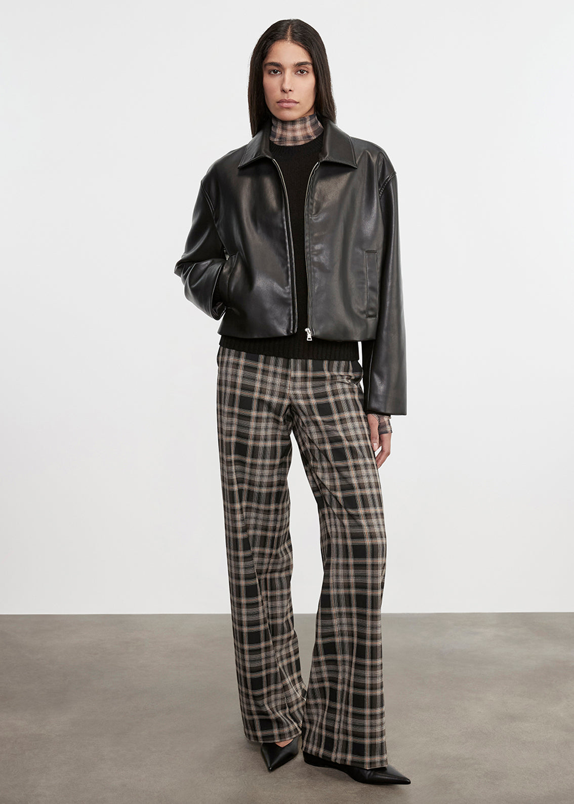 Relaxed Plaid Trouser | Plaid