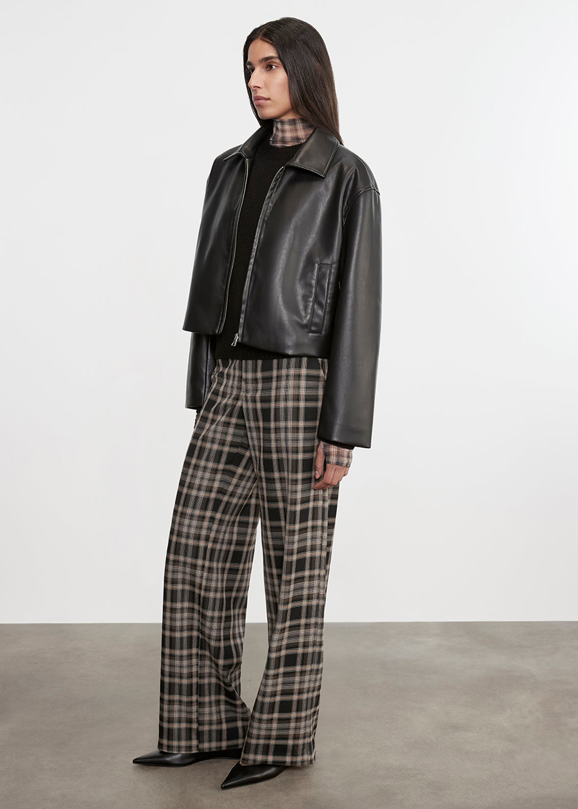 Relaxed Plaid Trouser | Plaid