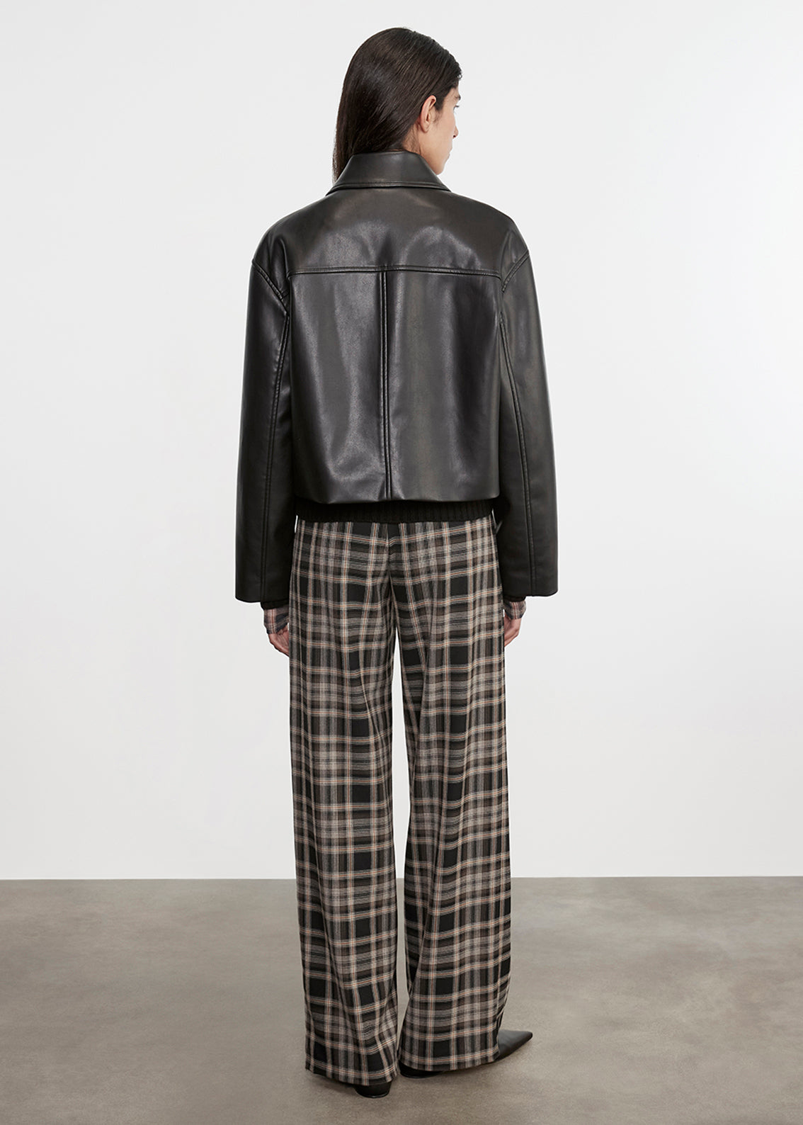 Relaxed Plaid Trouser | Plaid