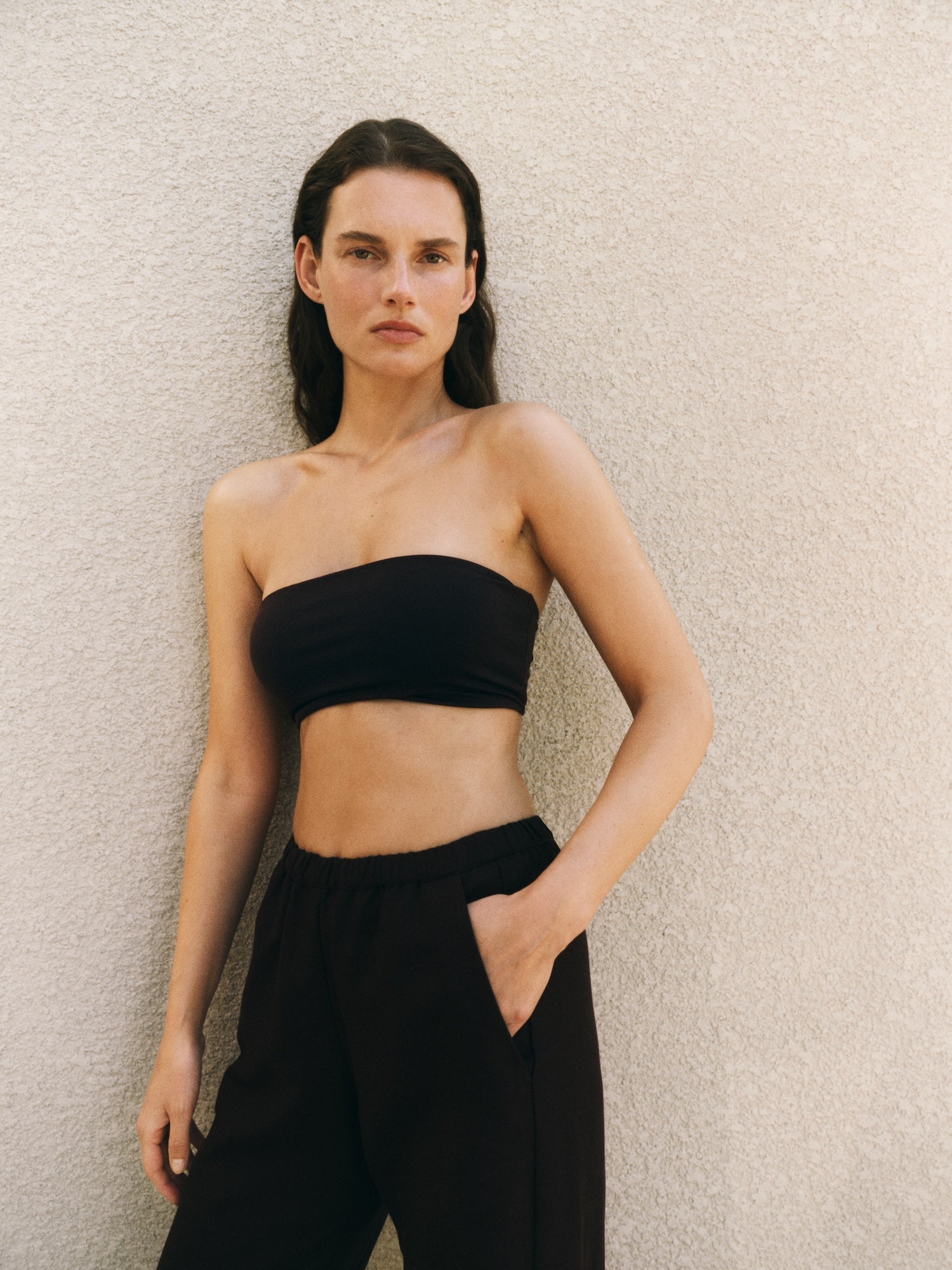 Essential Bandeau Top | Black – Enza Costa