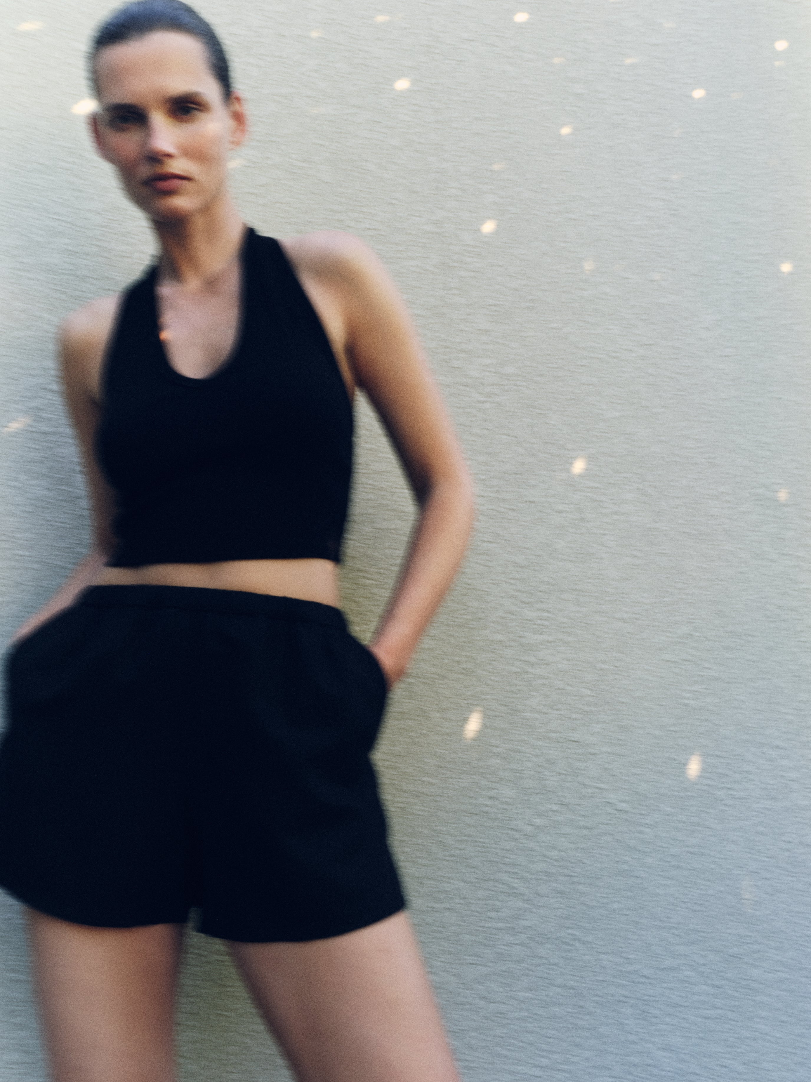Cotton Rib Bandeau Top | Black – Enza Costa