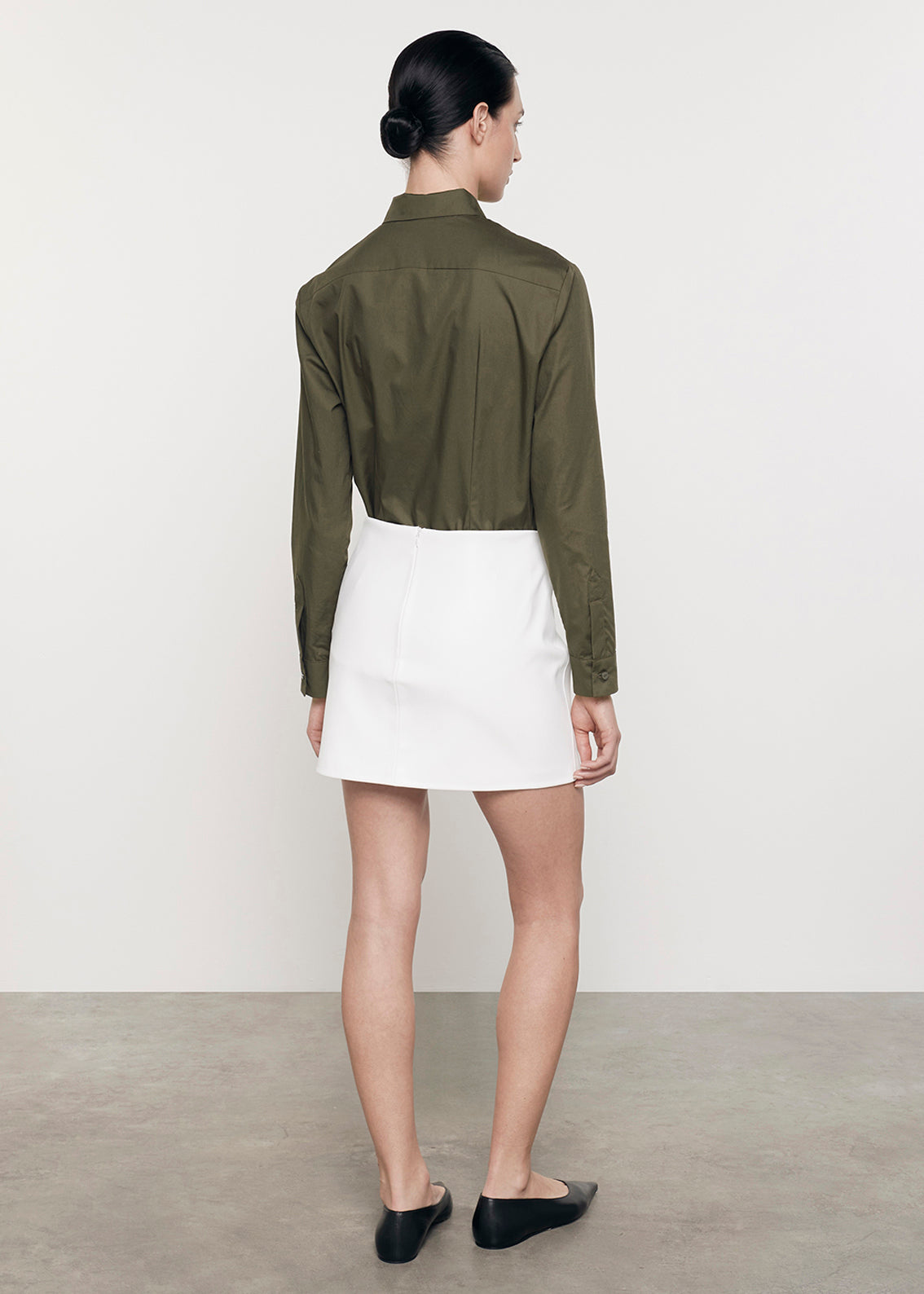 Leather Mini Skirt | Off White