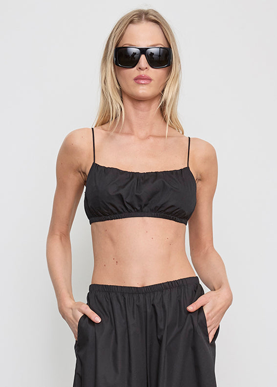 Cotton Bralette | Black