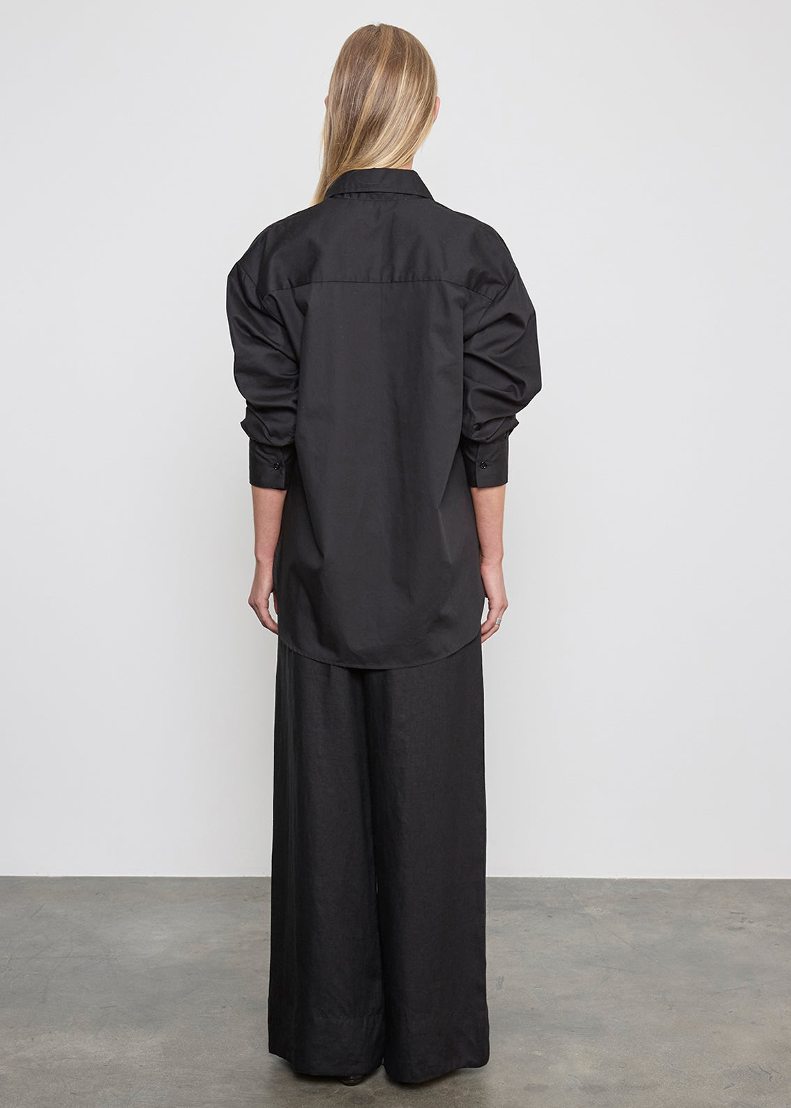Linen Cropped Summer Pant | Black – Enza Costa