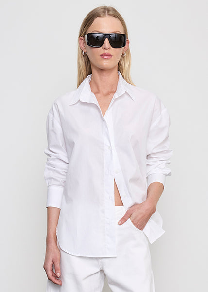 Cotton Foundation Shirt | White – Enza Costa