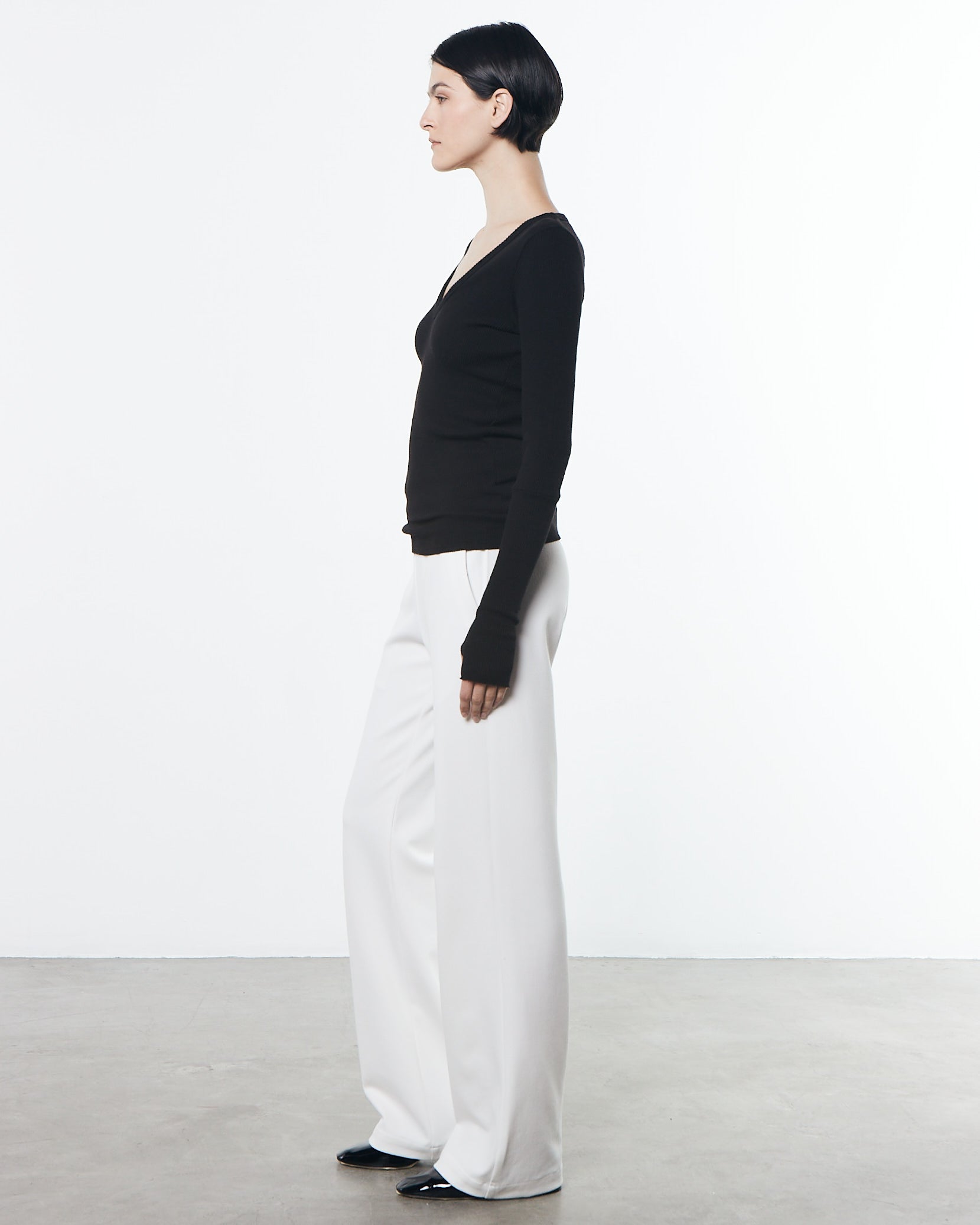 Crepe Everywhere Pant | Off White – Enza Costa