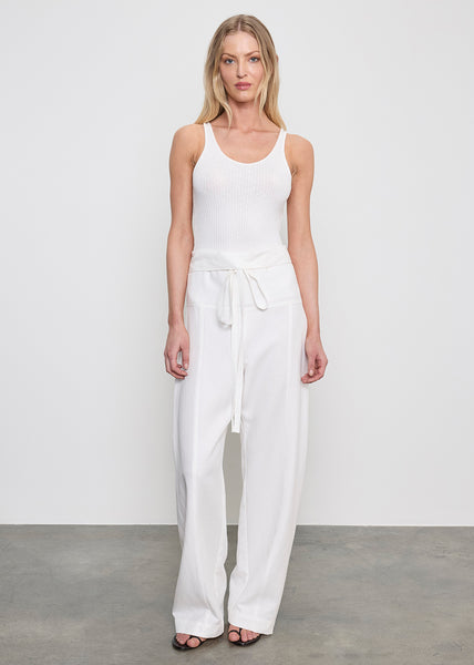 Twill Fisherman Pant | Off White – Enza Costa