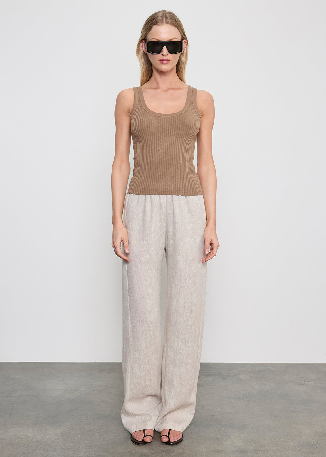 Military Rib Crop Tank | Army