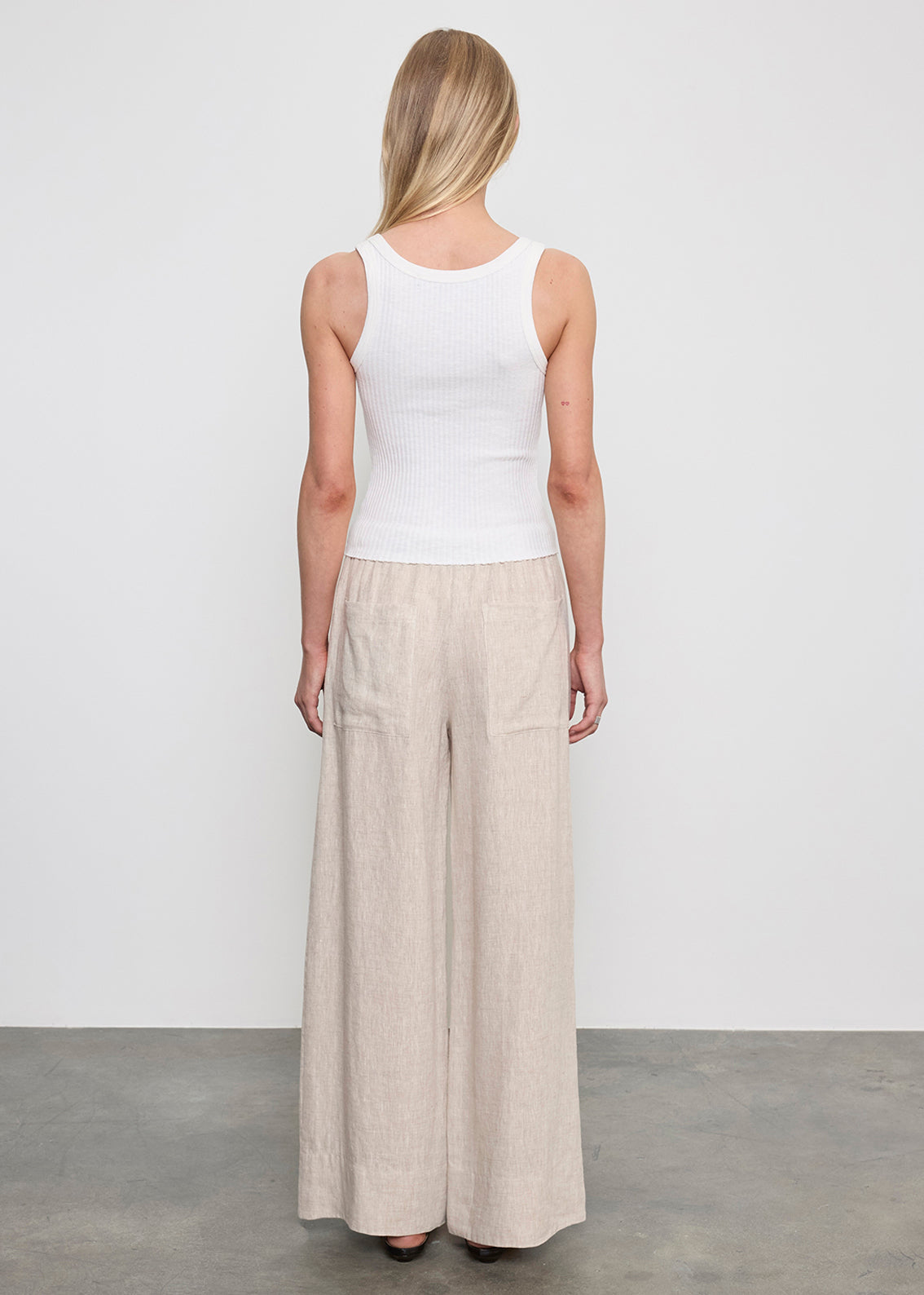 Military Rib Crop Tank | Undyed