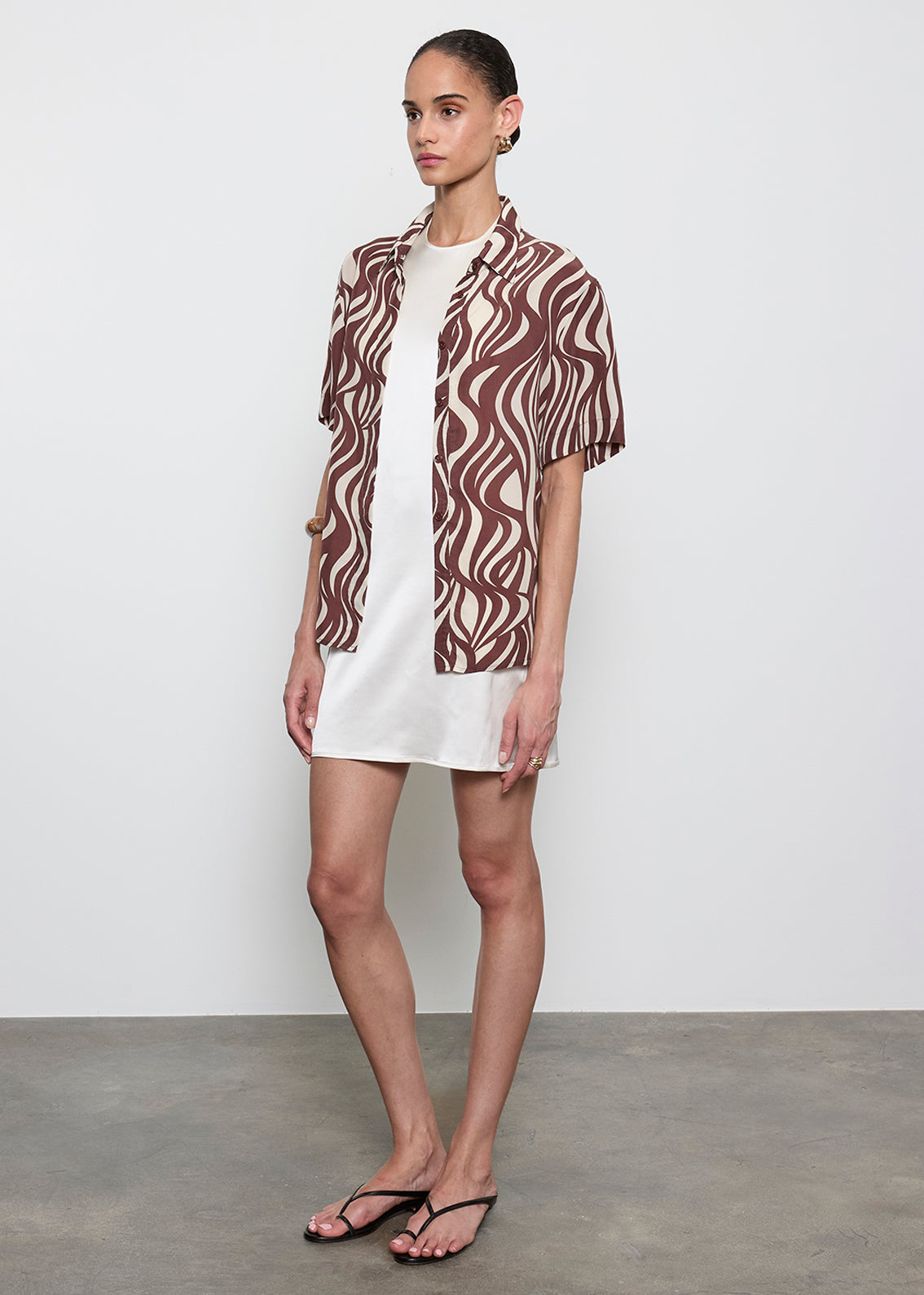 Wave Print Resort Shirt | Wave Print
