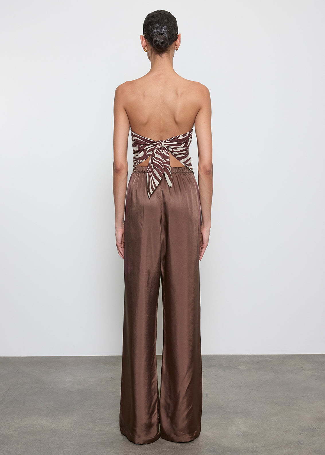 Wave Print Scarf Top | Wave Print