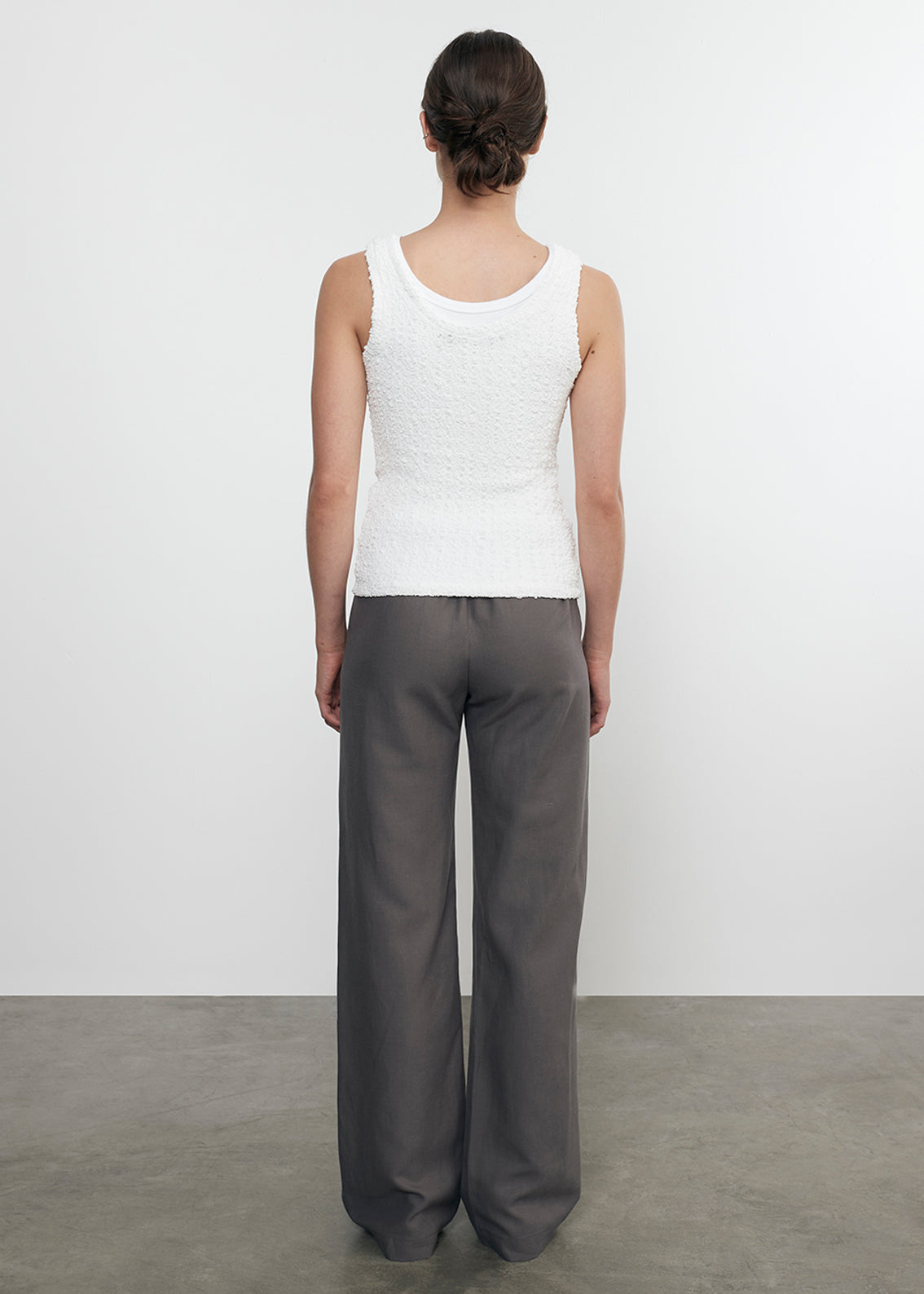 Puckered Tank | Undyed