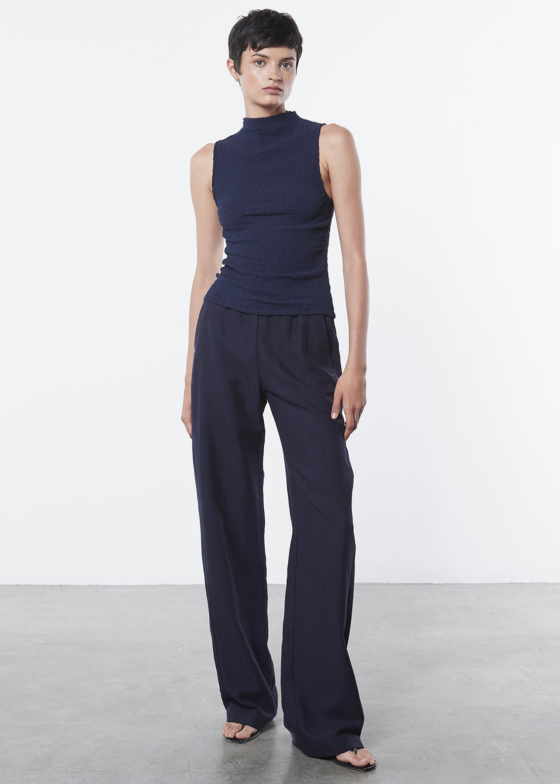 Twill Everywhere Pant | Evening Blue – Enza Costa