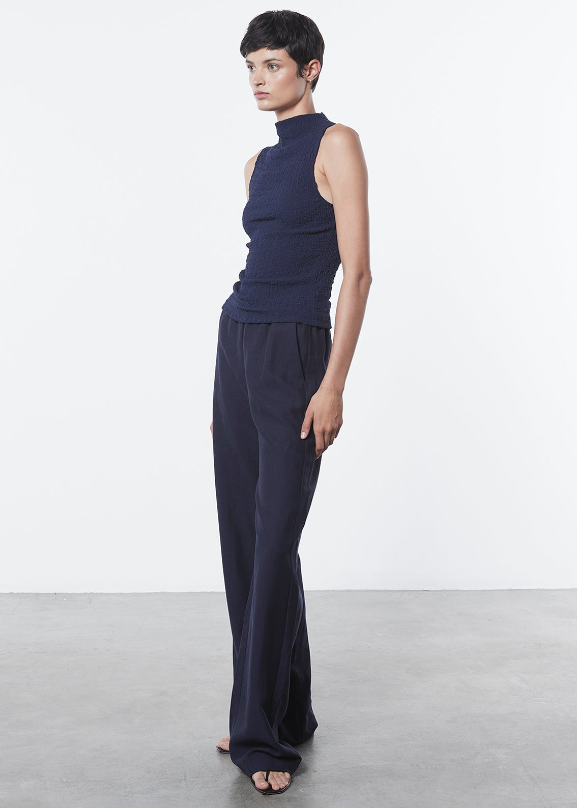 Twill Everywhere Pant | Evening Blue – Enza Costa