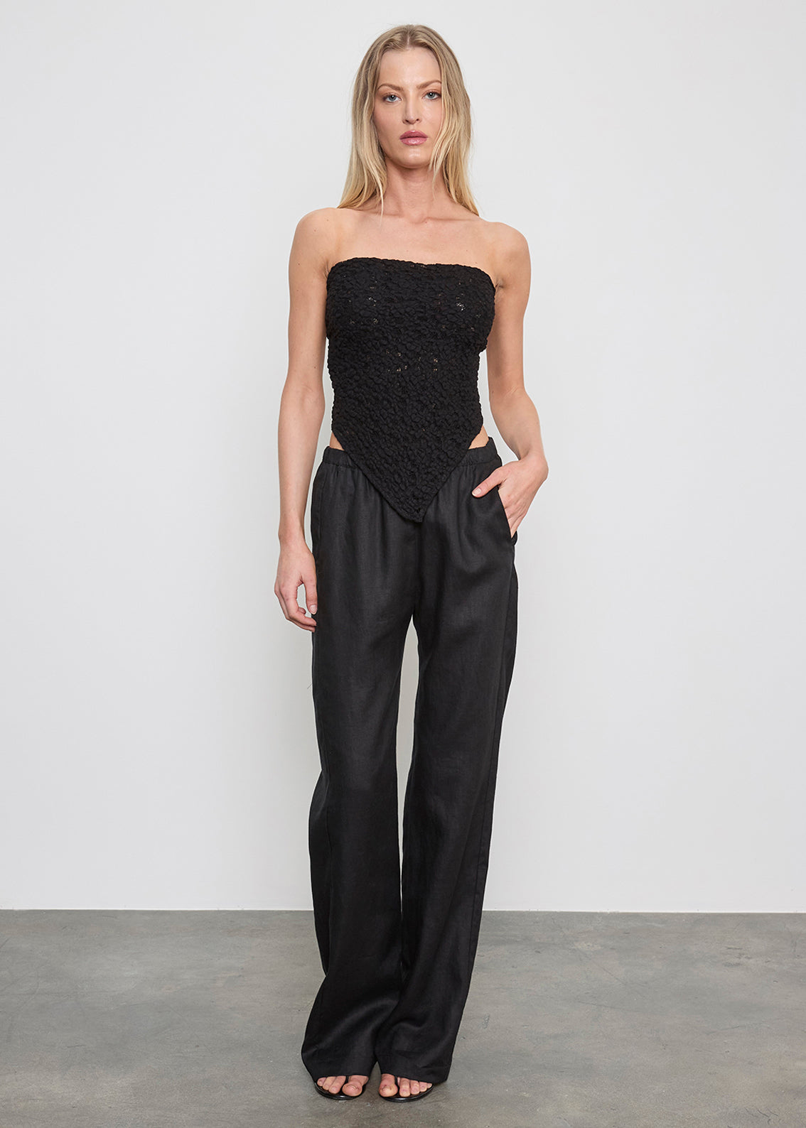 Linen Everywhere Pant | Black 4 Linen Everywhere Pant | Black 4