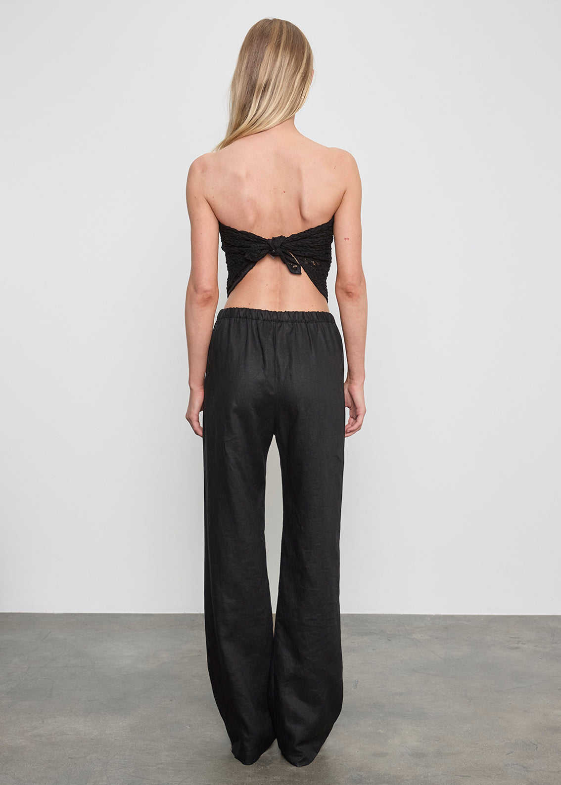 Linen Everywhere Pant | Black