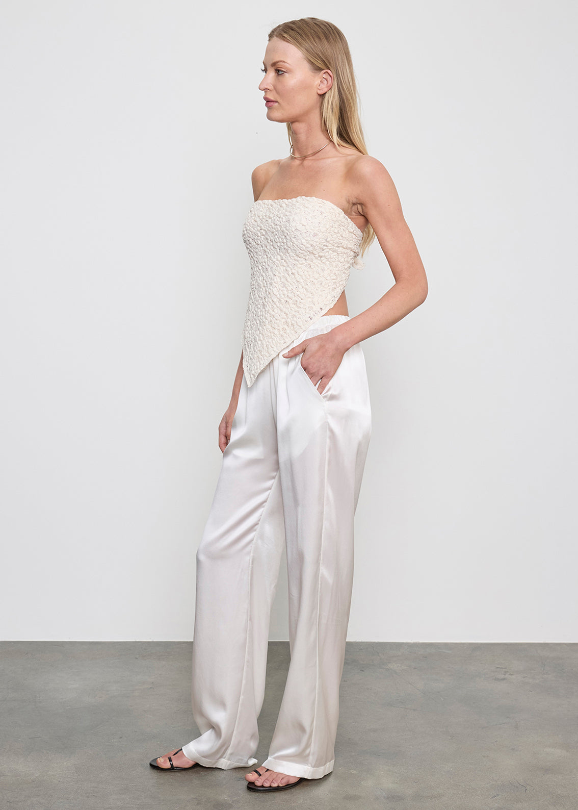 silk dress pants Silk Satin Everywhere Pant