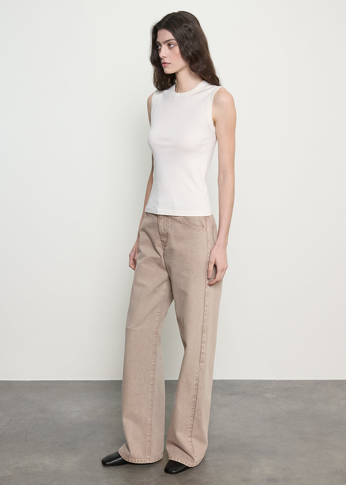 Supima Cotton New Classic Sleeveless Tee | Cloud