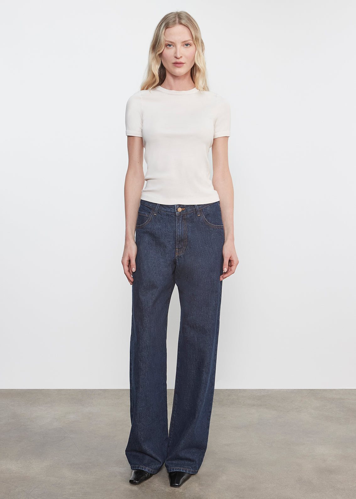 Supima Cotton New Classic S/S Tee | Alabaster