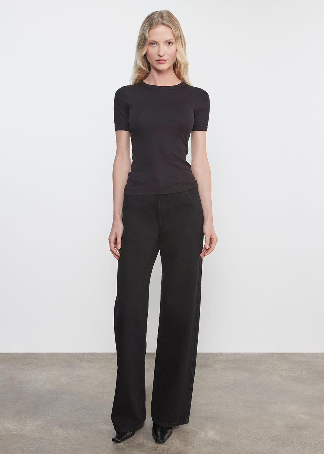 Supima Cotton New Classic S/S Tee | Black