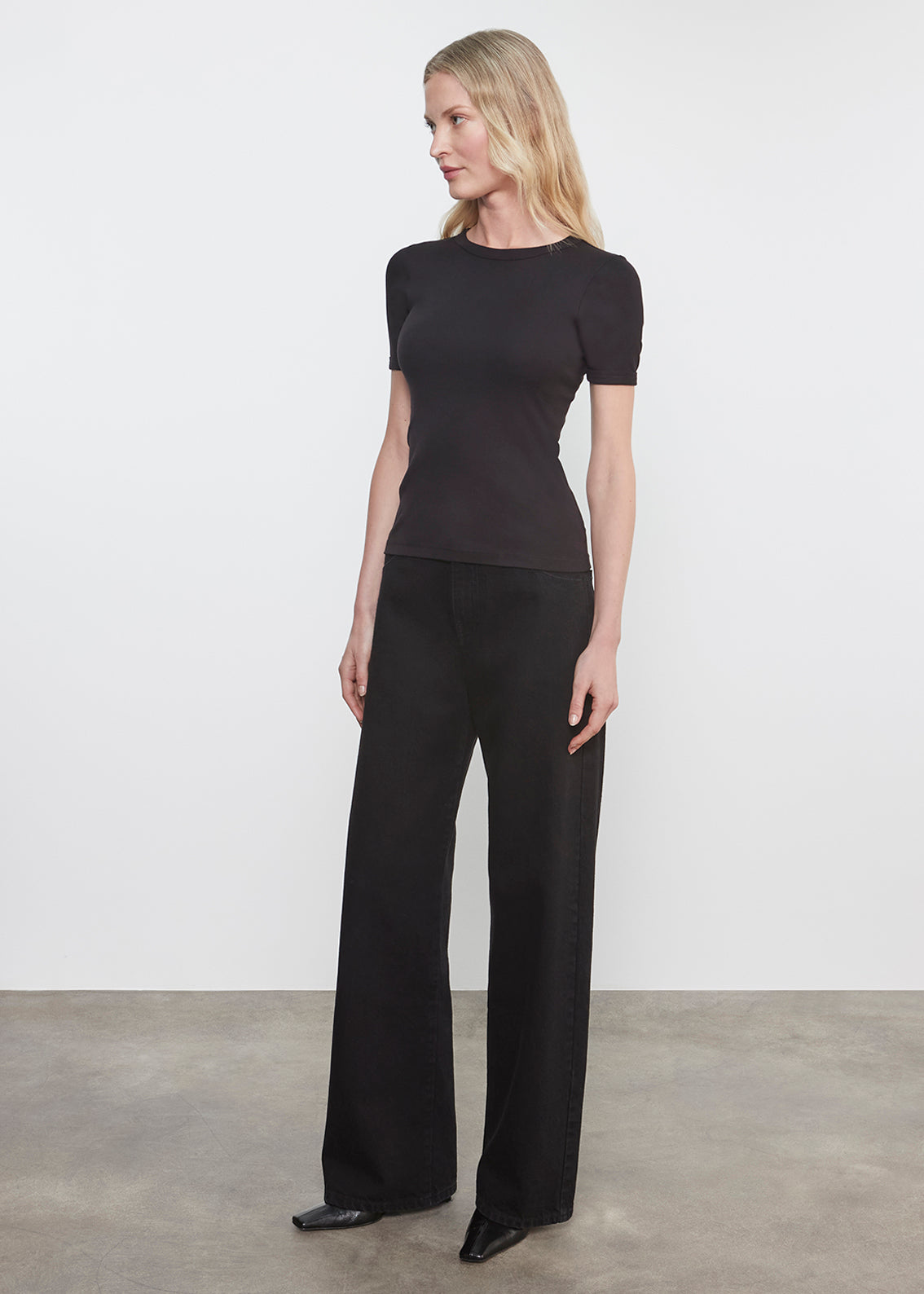 Supima Cotton New Classic S/S Tee | Black