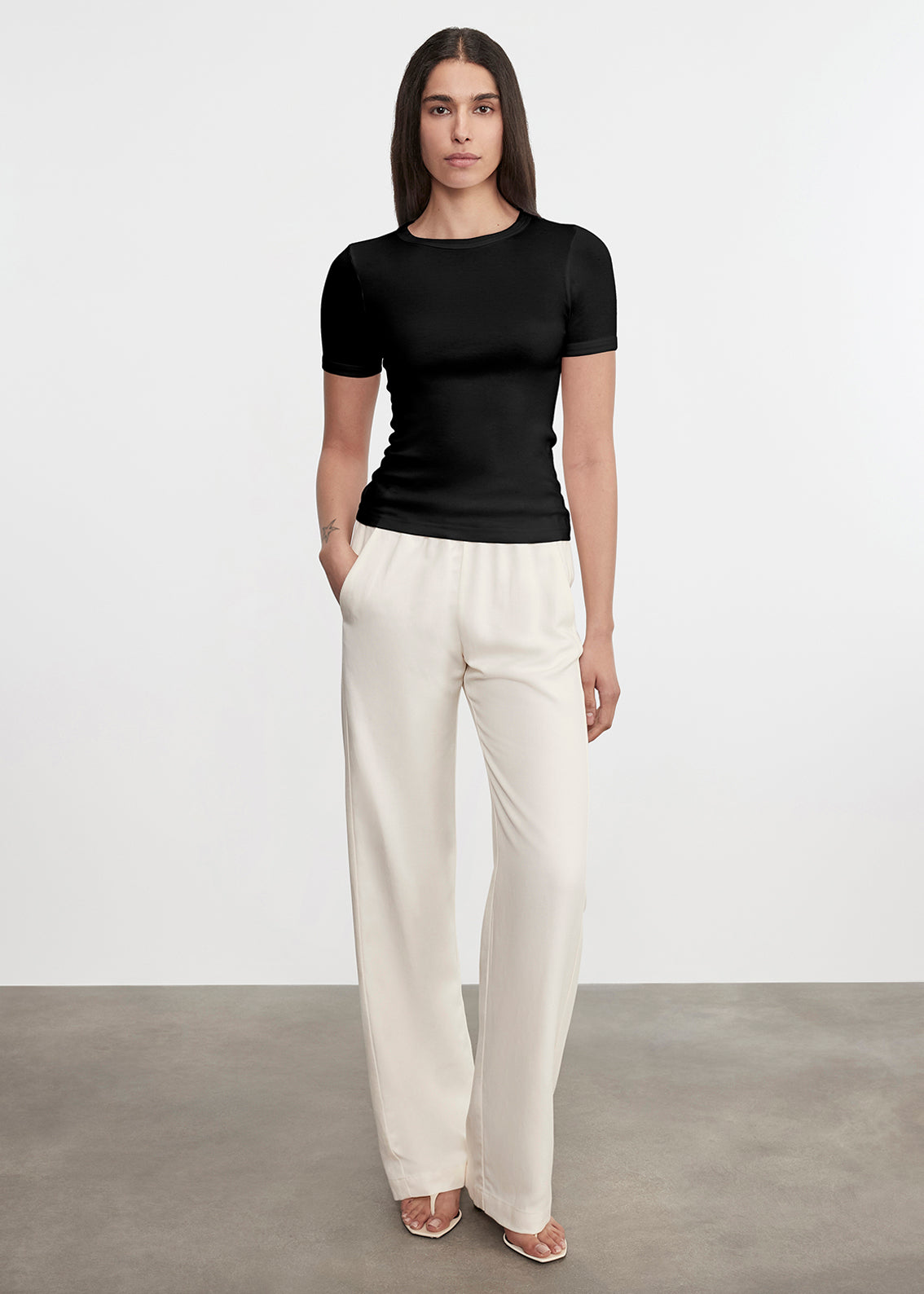Supima Cotton New Classic S/S Tee | Black