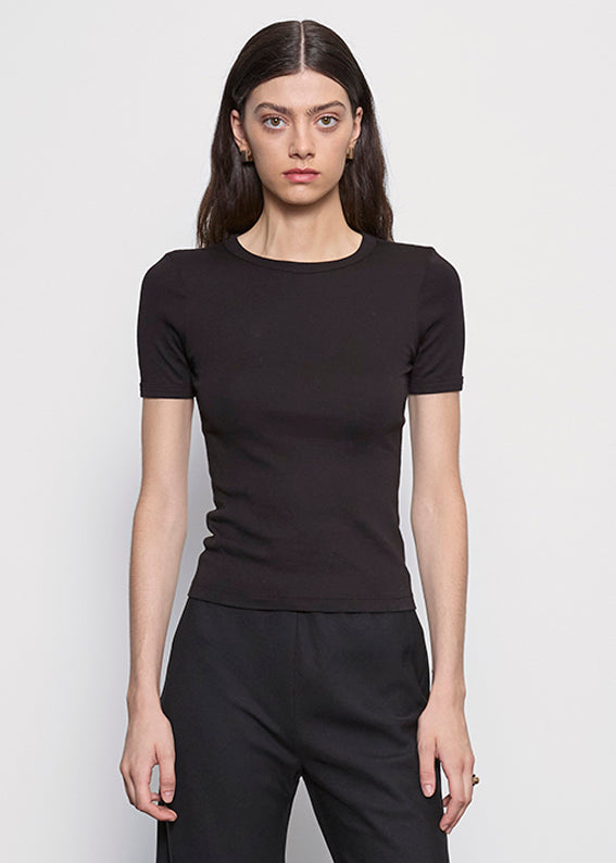 Supima Cotton New Classic S/S Tee | Black