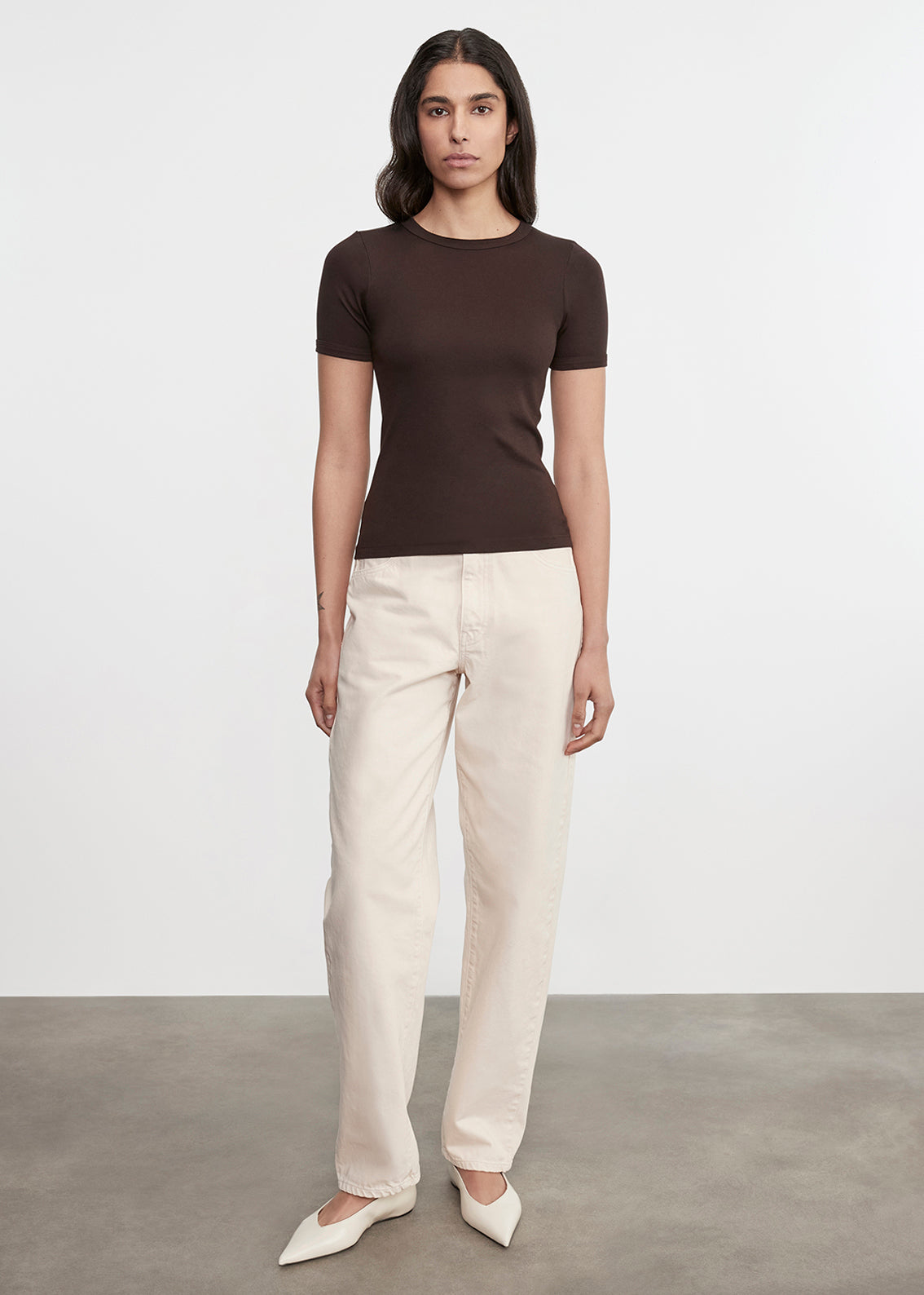 Supima Cotton New Classic S/S Tee | Coffee Bean