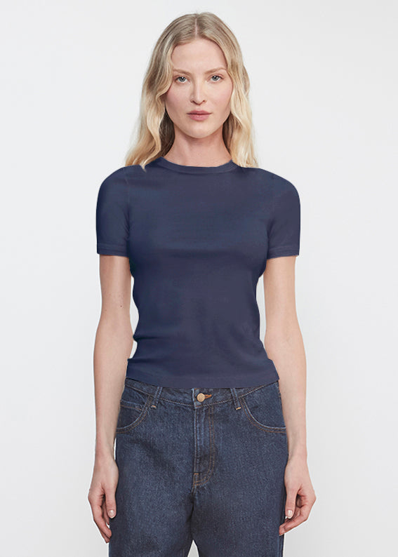 Supima Cotton New Classic S/S | Midnight Blue