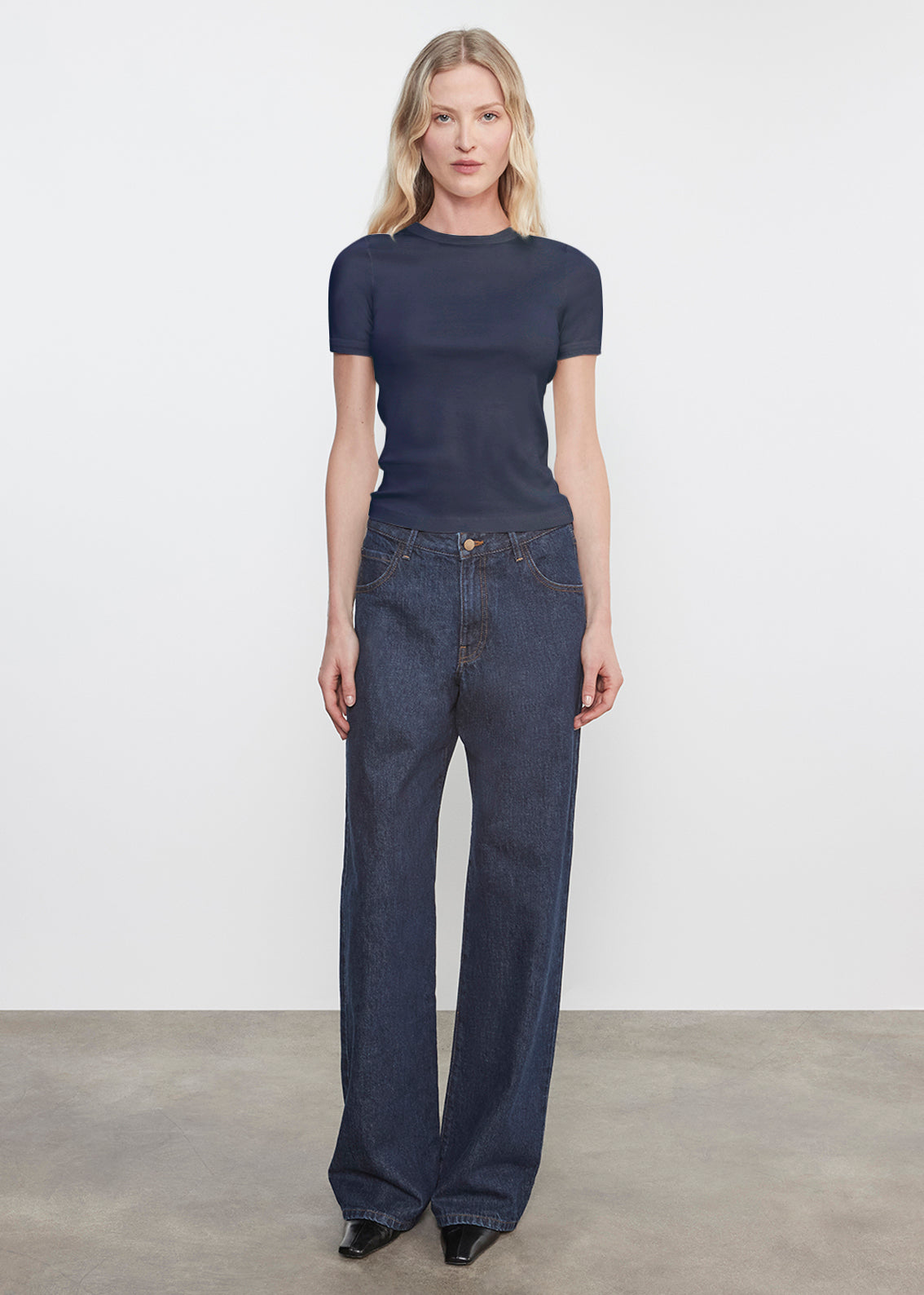 Supima Cotton New Classic S/S | Midnight Blue