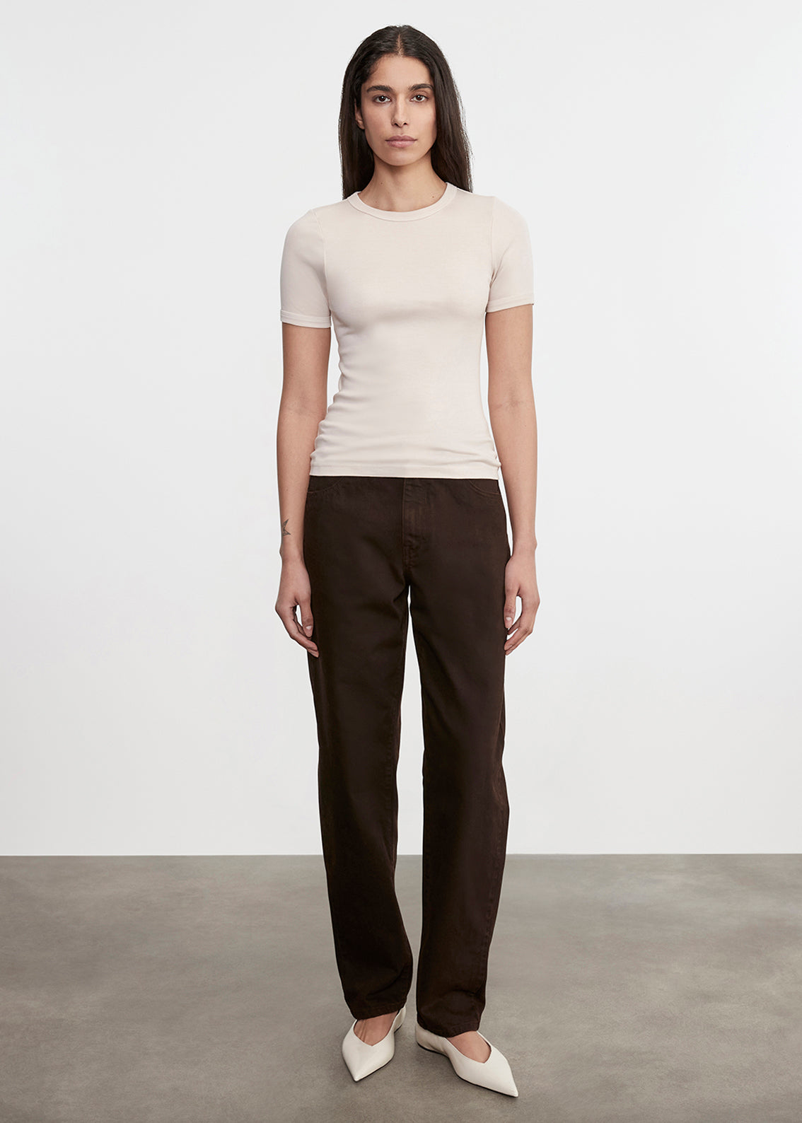 Supima Cotton New Classic S/S Tee | Parchment