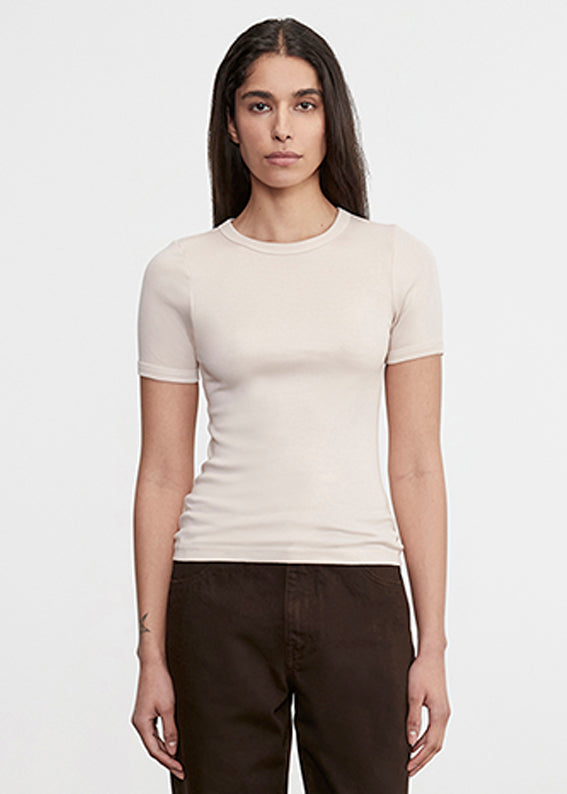 Supima Cotton New Classic S/S Tee | Parchment
