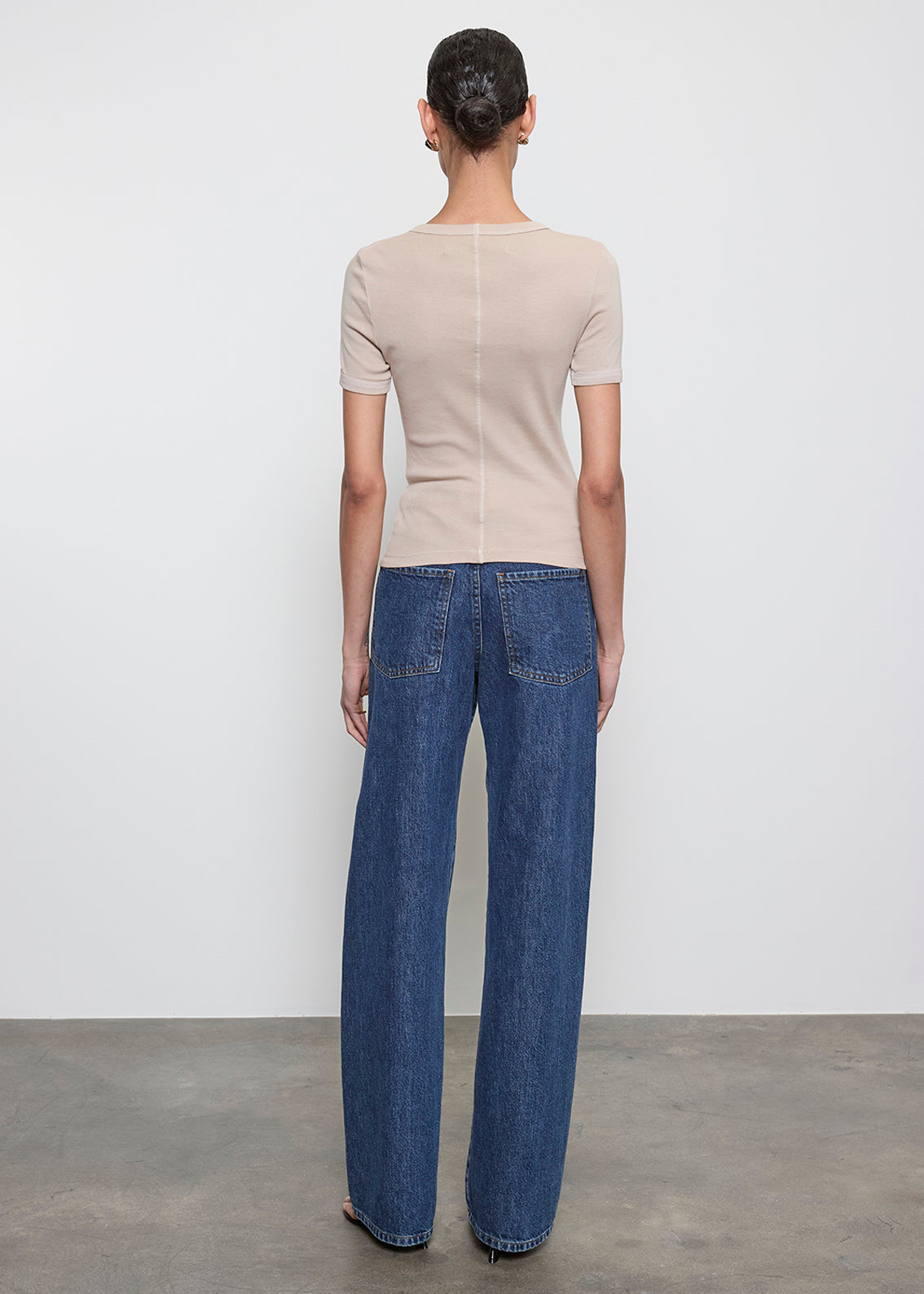 Supima Cotton New Classic S/S Tee | Stone