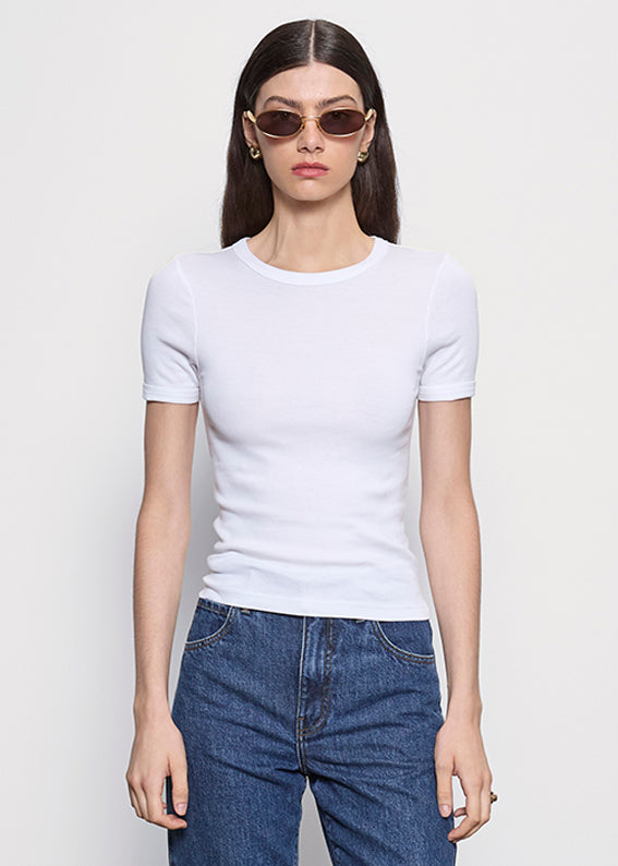 Supima Cotton New Classic S/S Tee | White