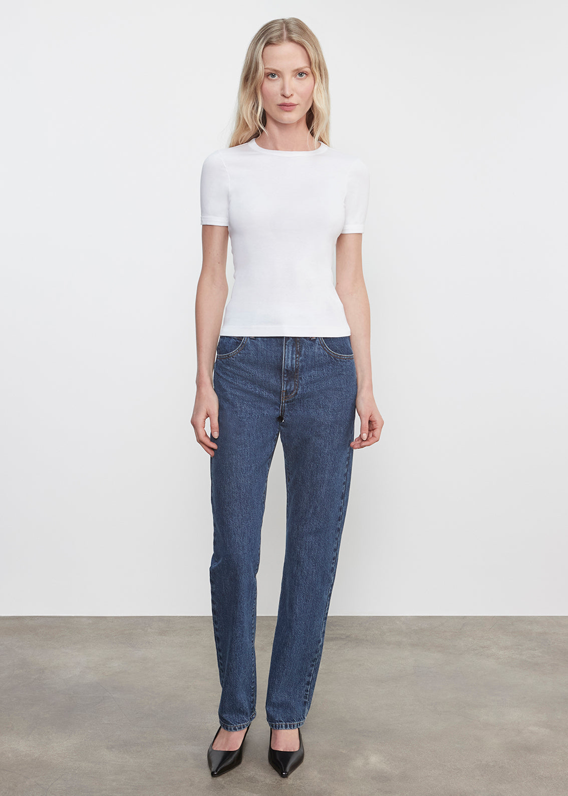 Supima Cotton New Classic S/S Tee | White