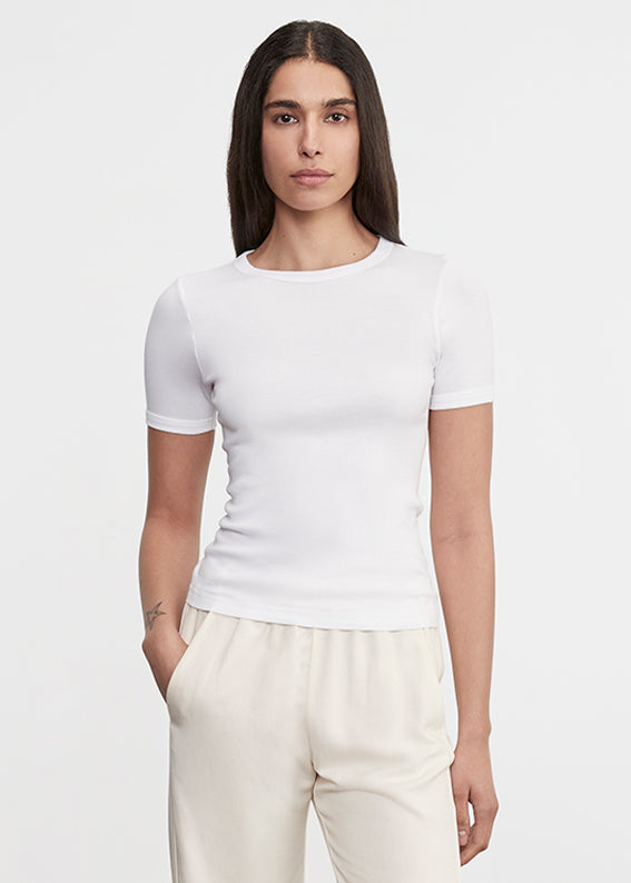 Supima Cotton New Classic S/S Tee | White