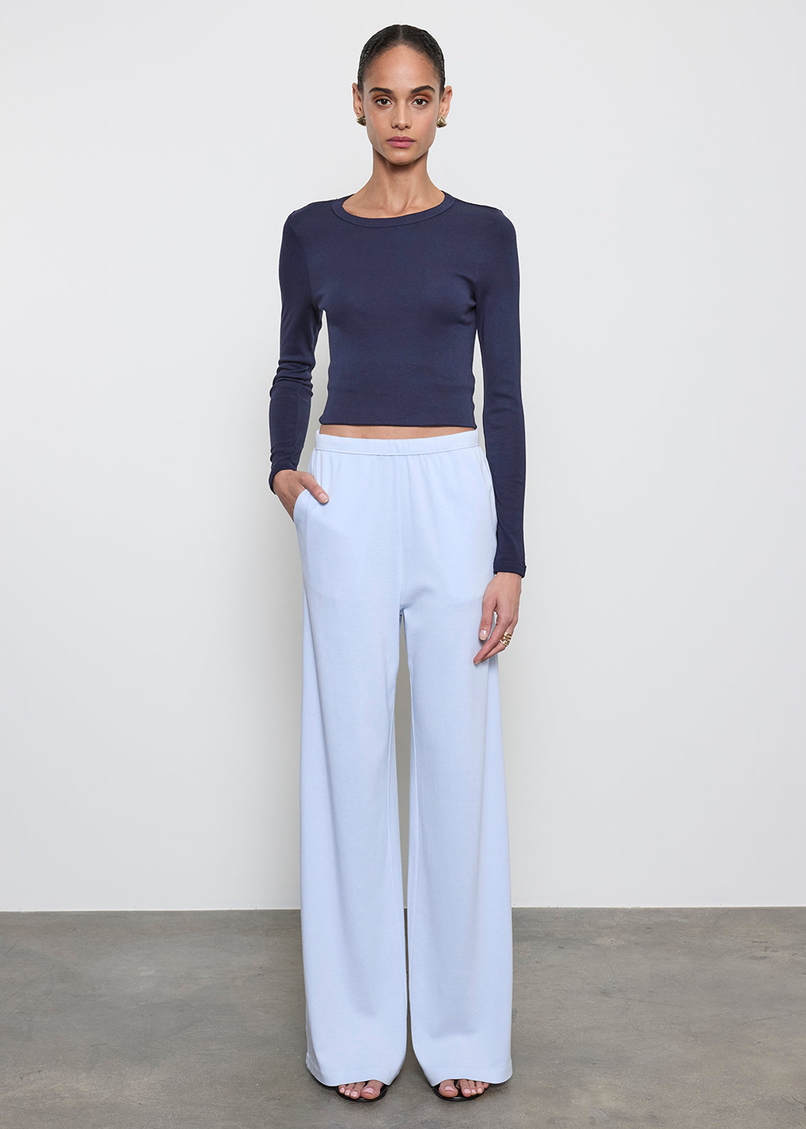 Supima Cotton New Classic L/S Tee | Dark Navy