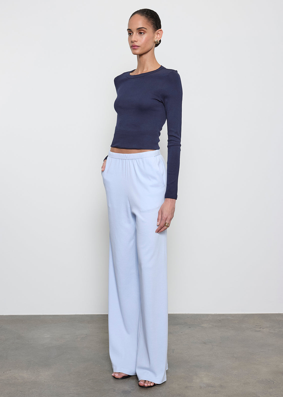 Supima Cotton New Classic L/S Tee | Dark Navy