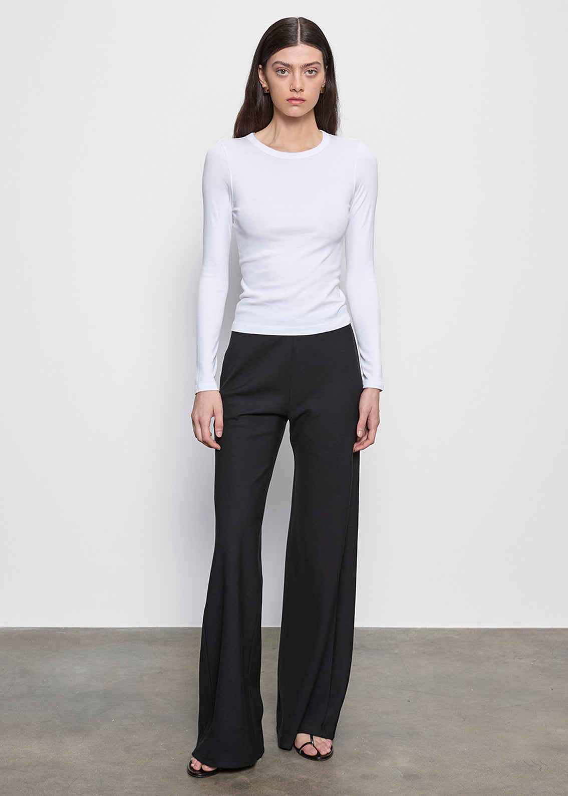 Twill Bias Pant | Black