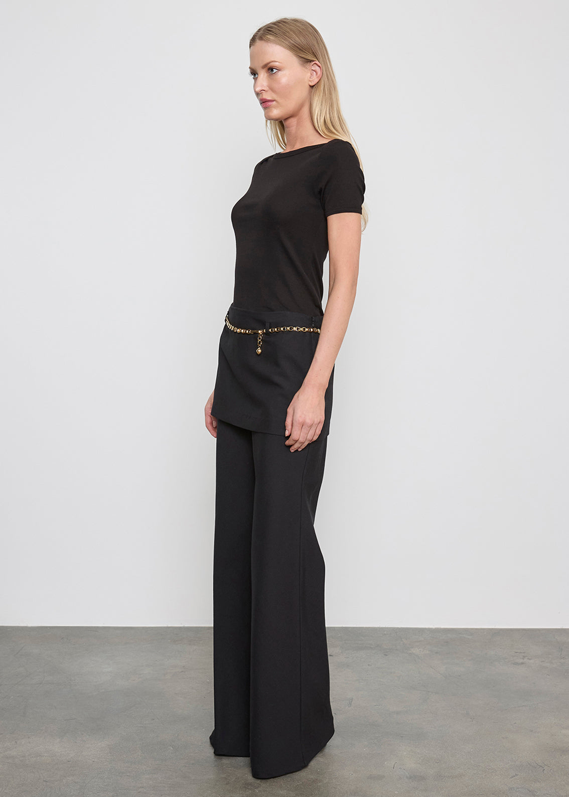 Twill Apron Pant | Black