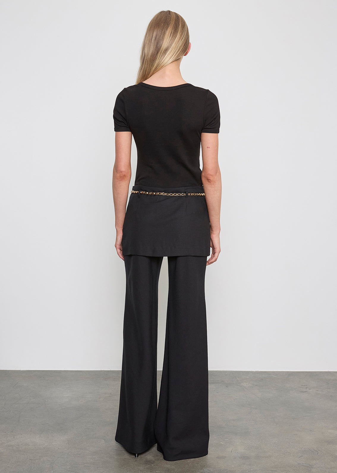Twill Apron Pant | Black
